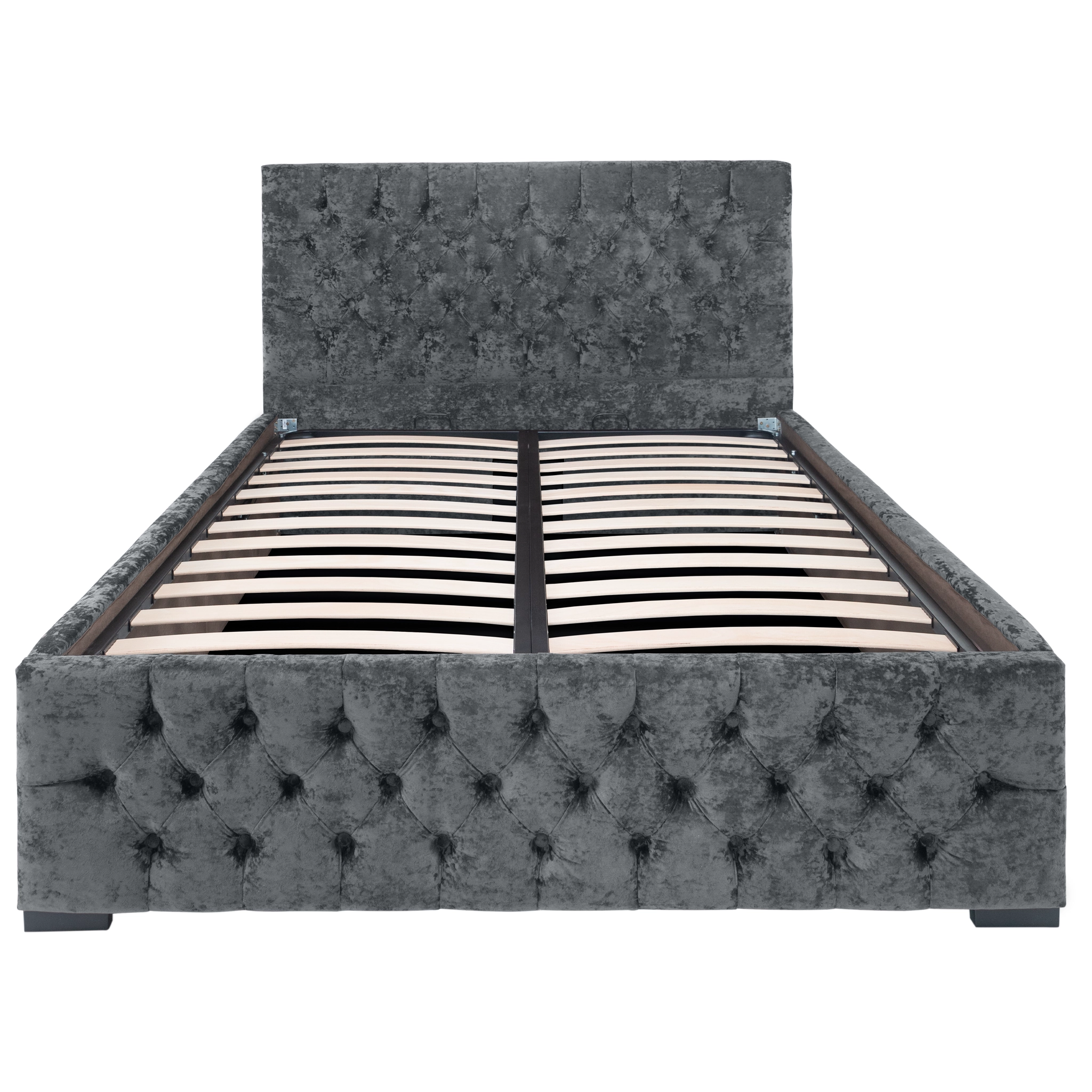 Pat Mega cu saltea - Gri Inchis - 140 x 200 [5]