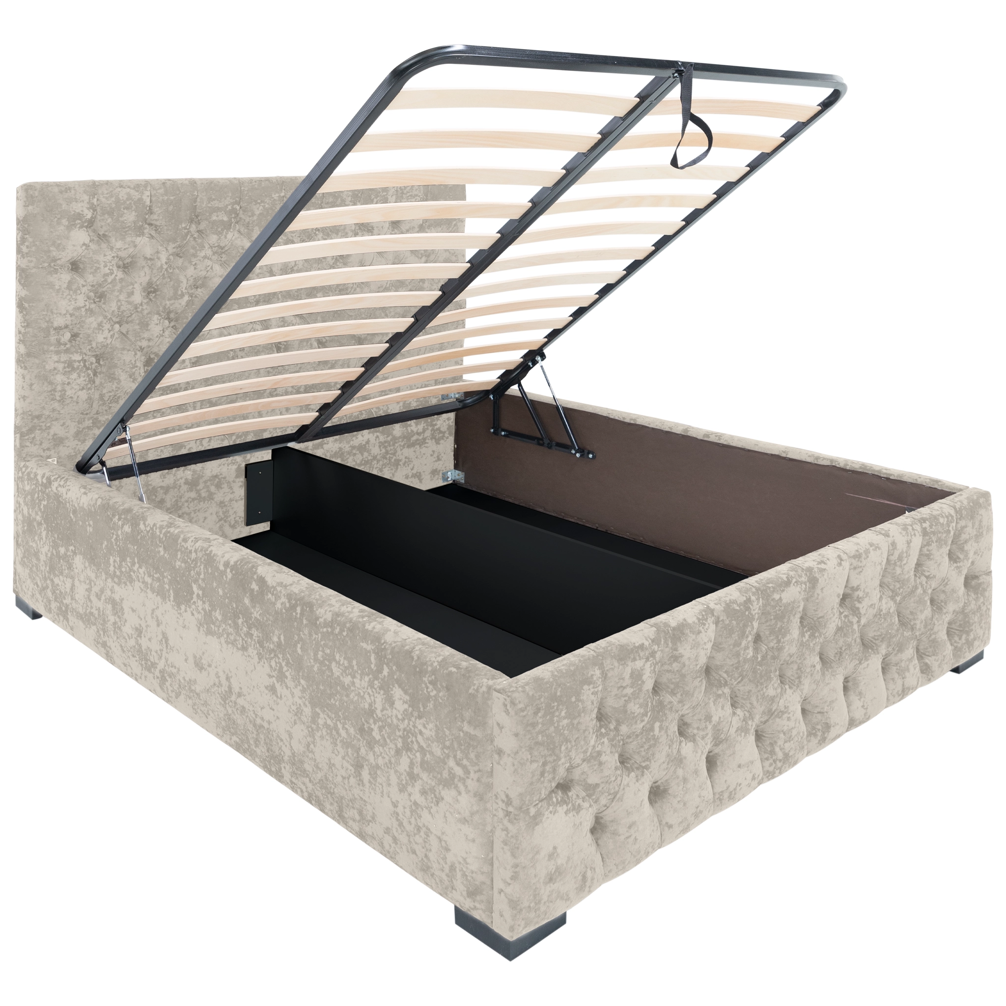Pat Mega cu saltea - Ivoire - 160 x 200 [3]