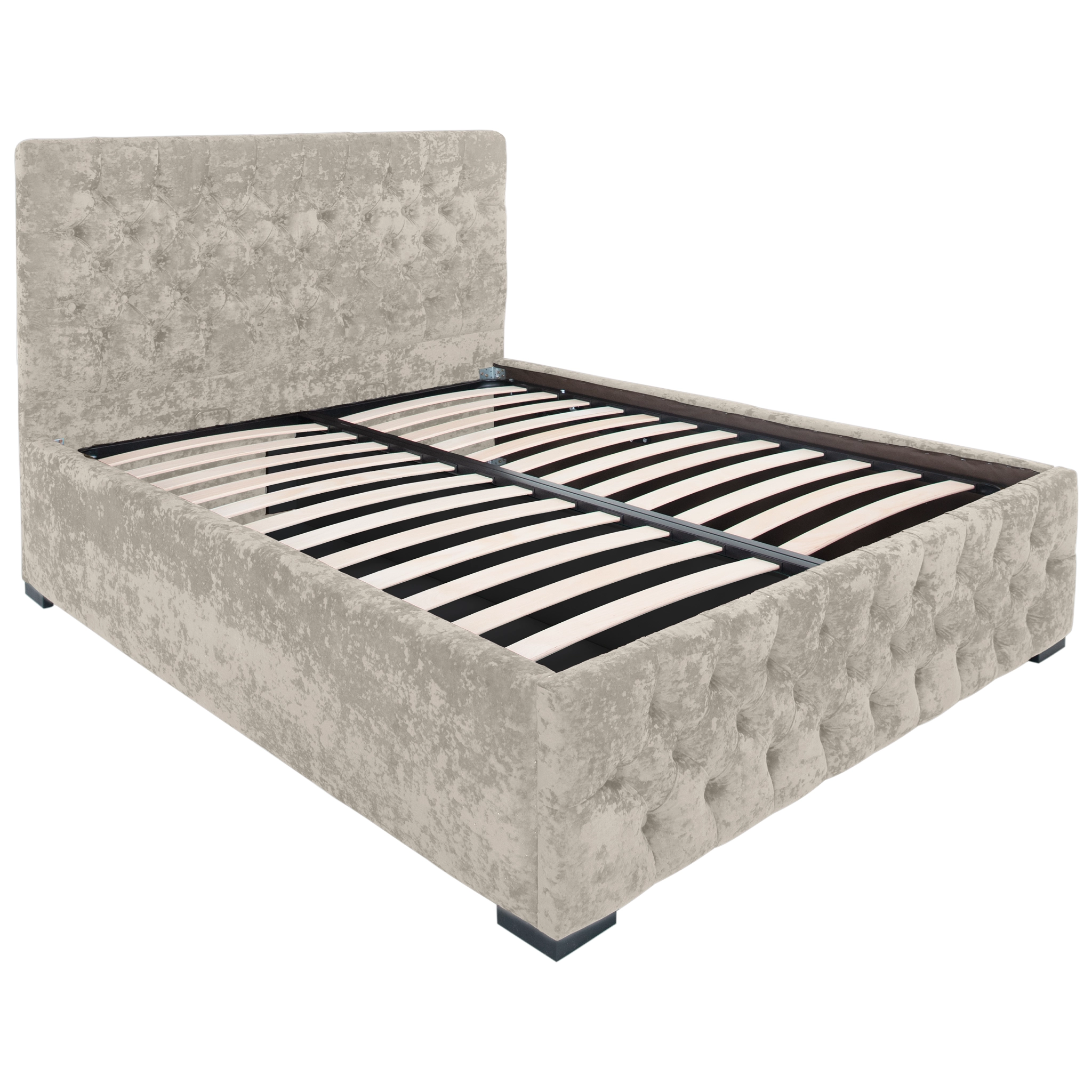 Pat Mega cu saltea - Ivoire - 180 x 200 [2]
