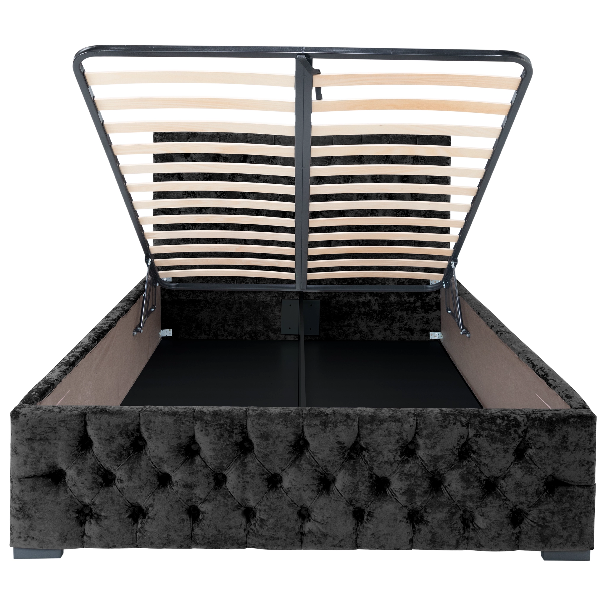 Pat Mega cu saltea - Negru - 140 x 200 [4]