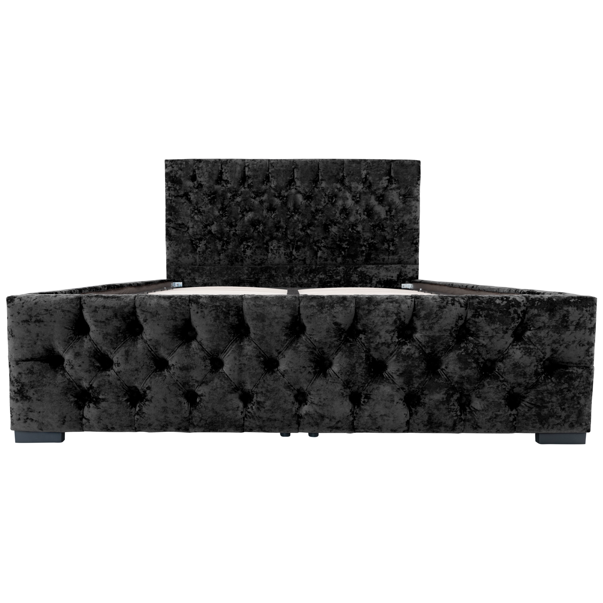 Pat Mega cu saltea - Negru - 180 x 200 [11]