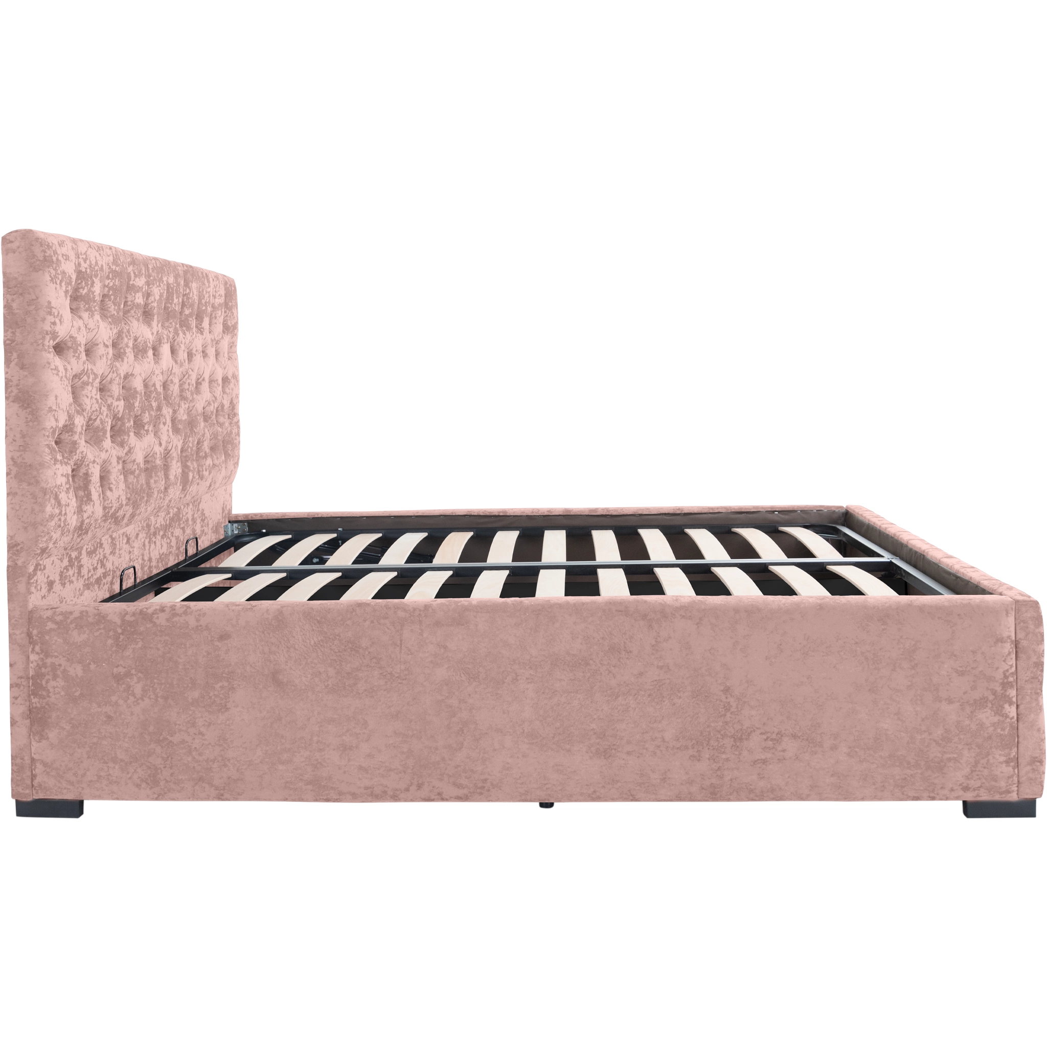 Pat Mega cu saltea - Roz - 160 x 200 [7]