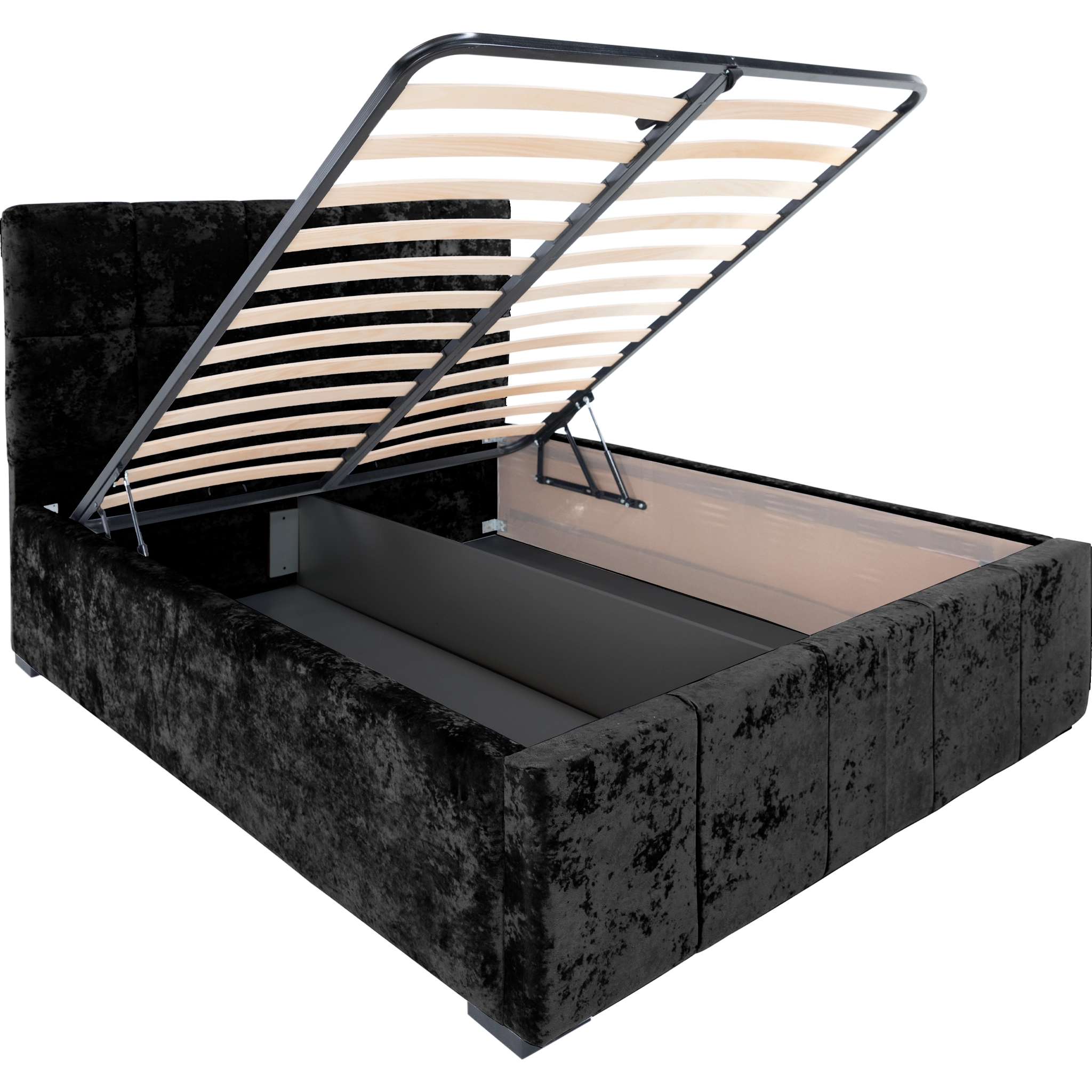 Pat Nora cu saltea - Negru - 180 x 200 [4]
