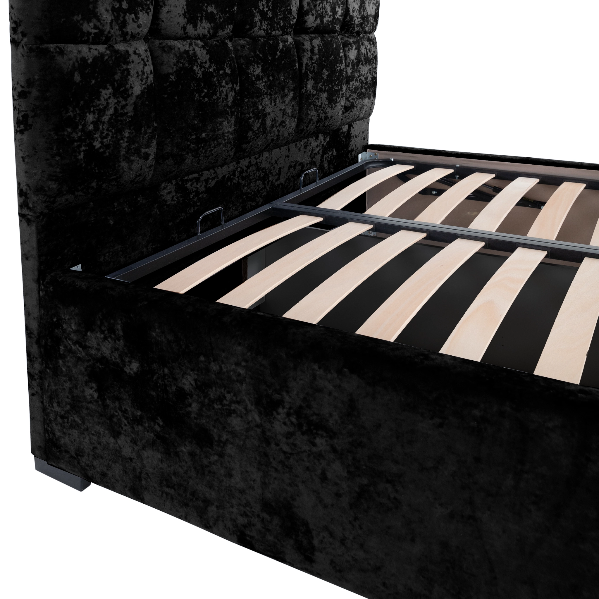Pat Nora cu saltea - Negru - 180 x 200 [11]