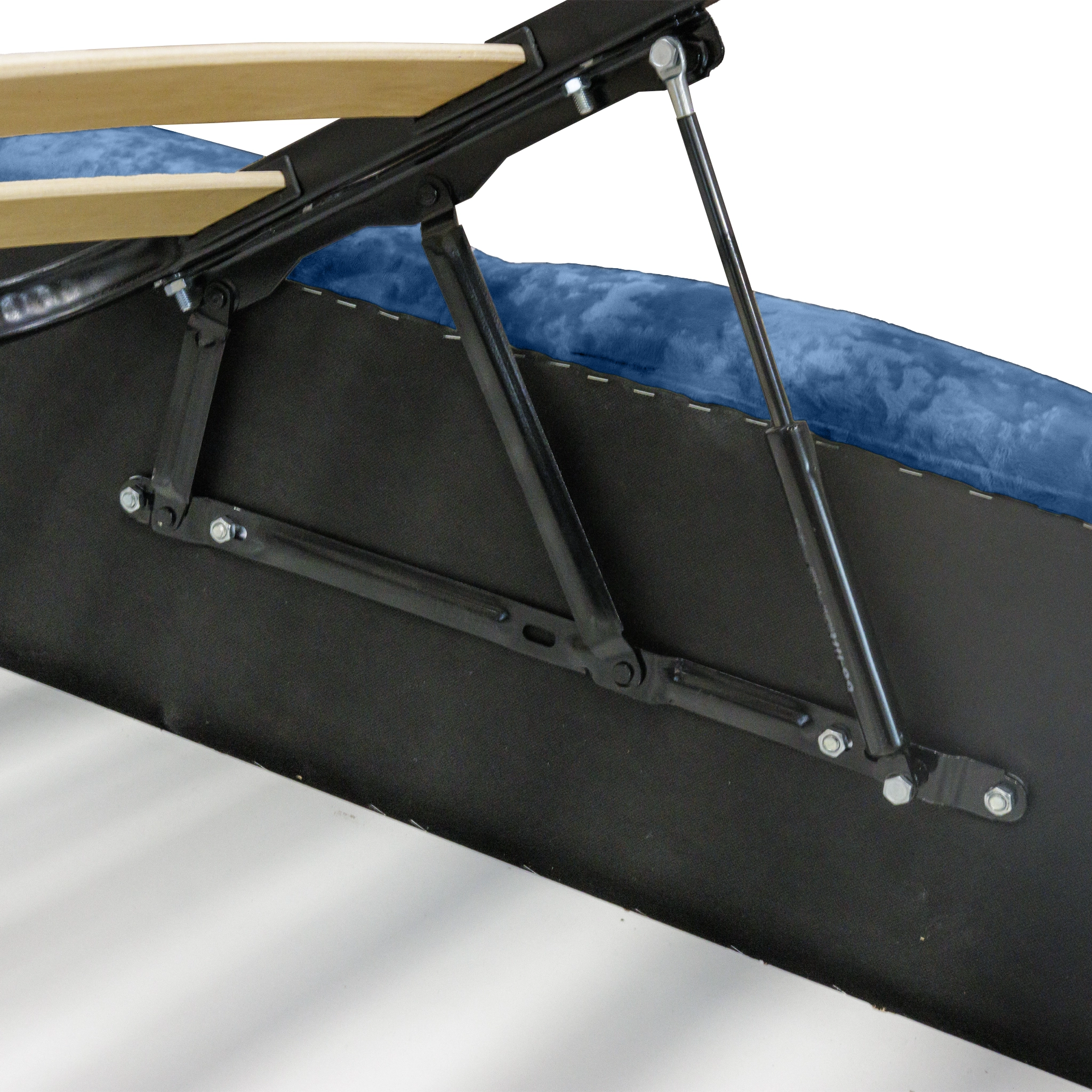 Pat Riviera cu saltea - Albastru - 140 x 200 [10]