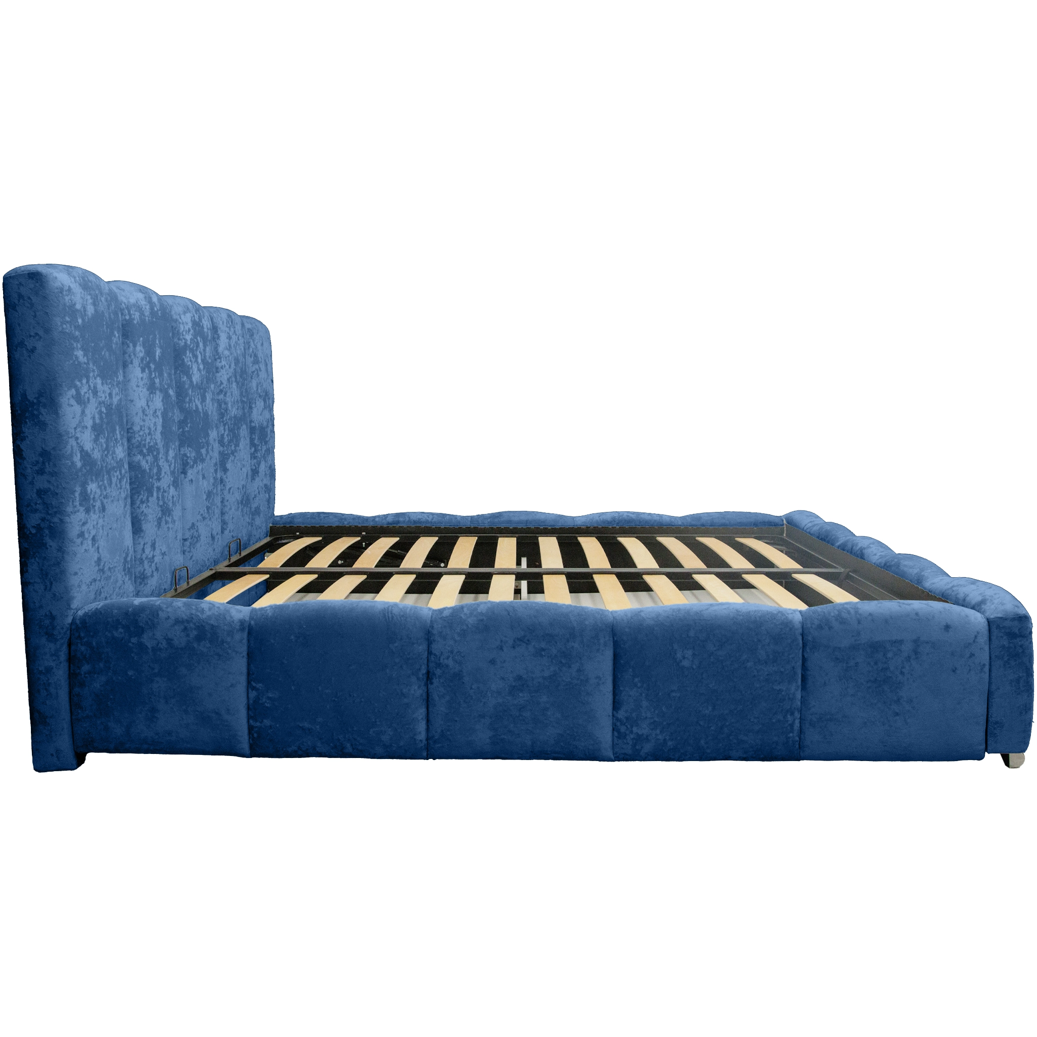 Pat Riviera cu saltea - Albastru - 160 x 200 [4]