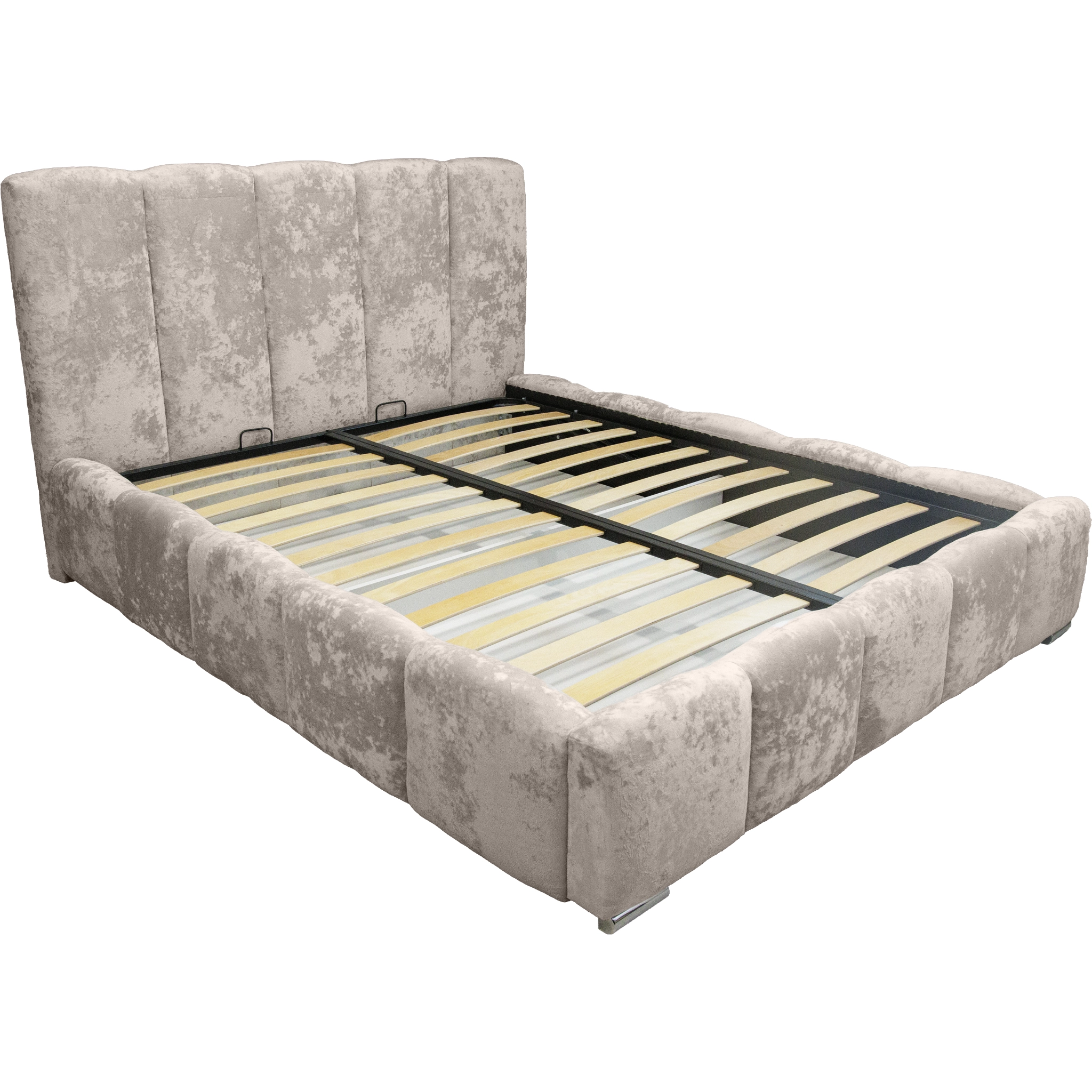 Pat Riviera cu saltea - Grej - 180 x 200 [7]