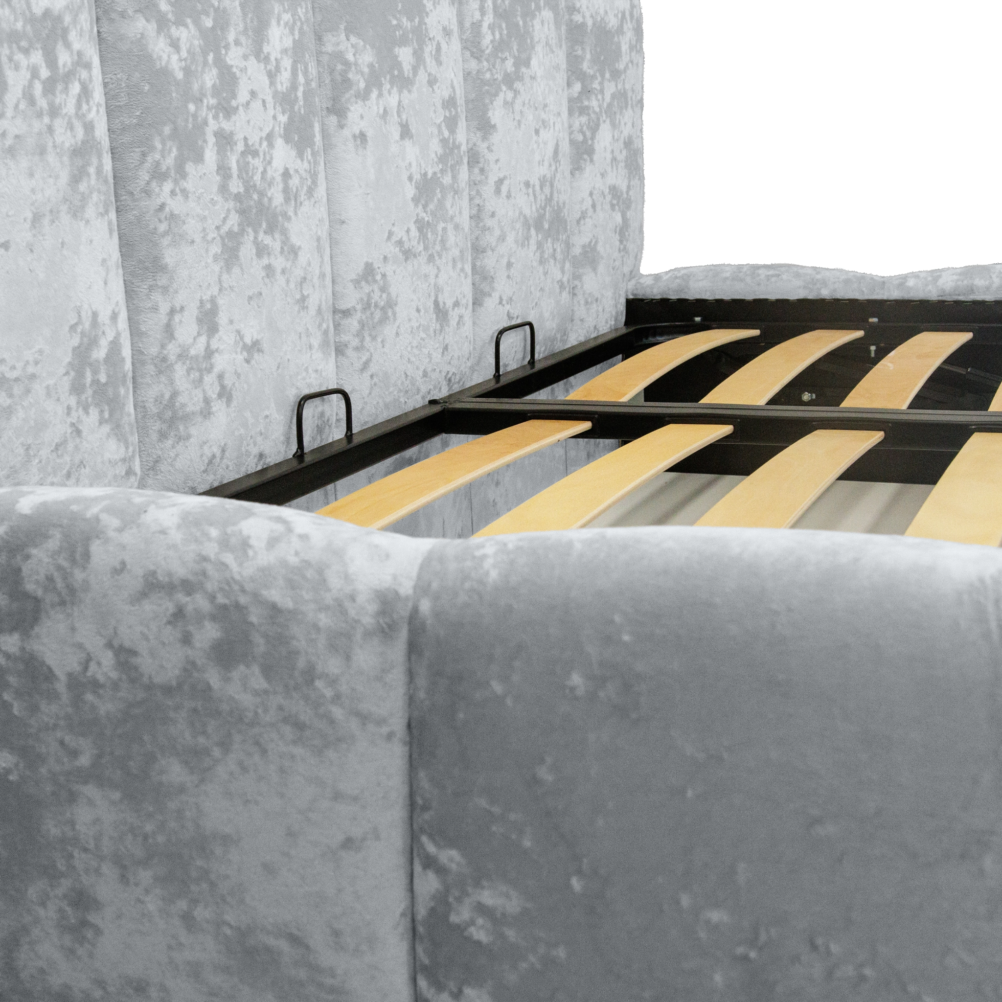 Pat Riviera cu saltea - Gri 30 - 140 x 200 [11]