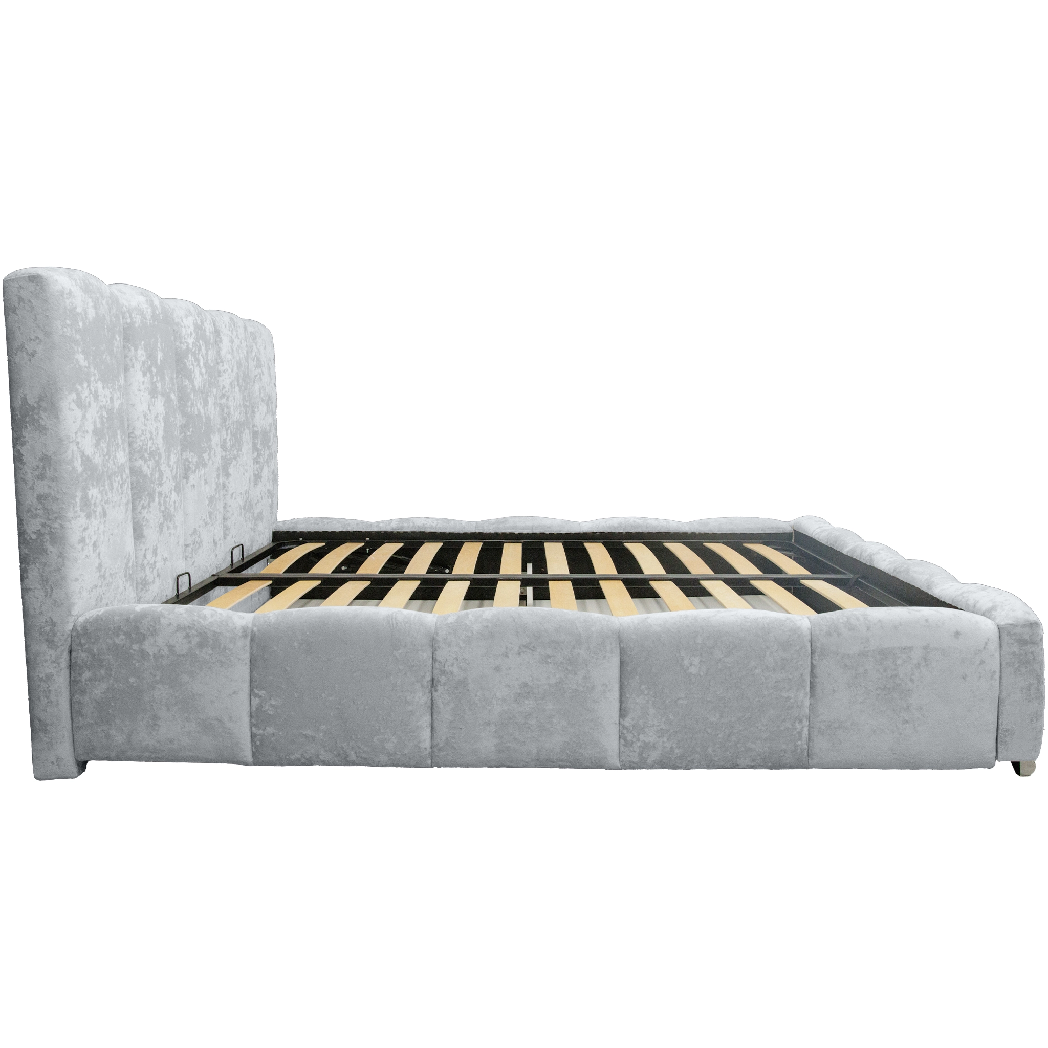 Pat Riviera cu saltea - Gri 30 - 180 x 200 [4]