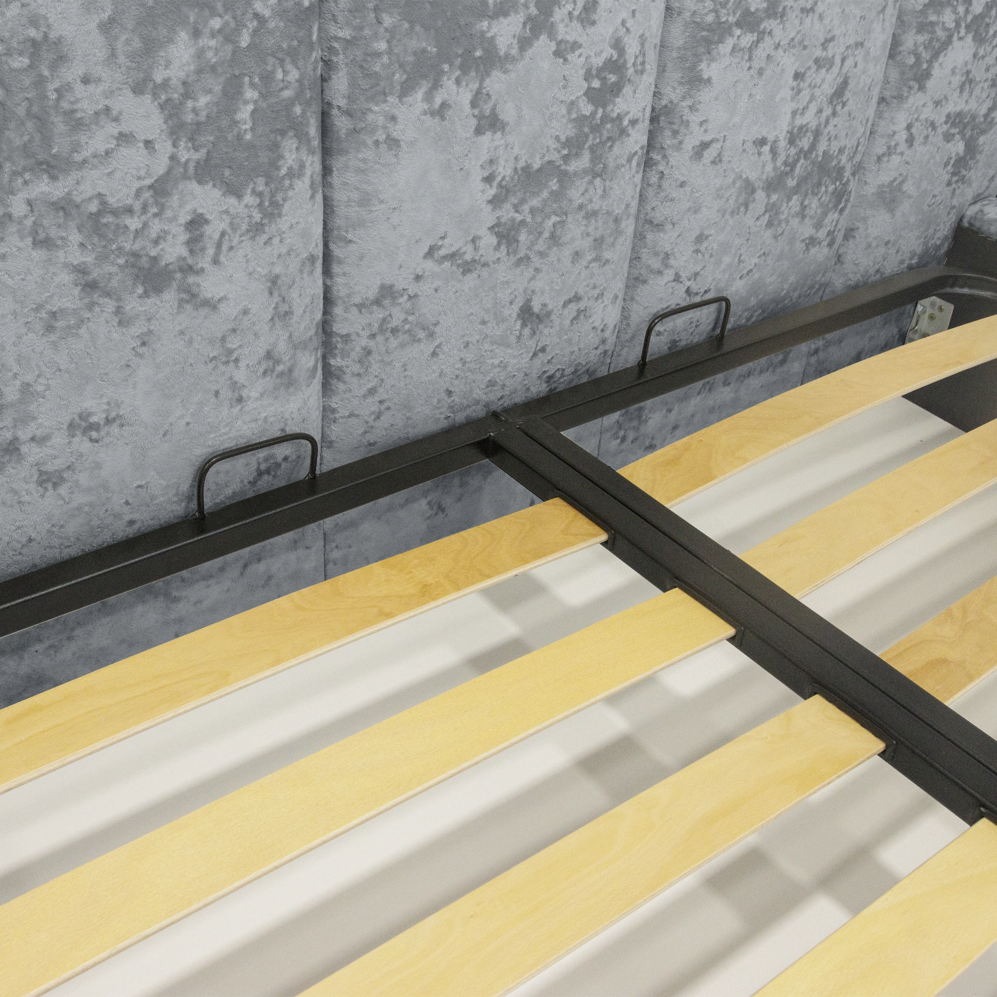 Pat Riviera cu saltea - Gri 70 - 160 x 200 [6]