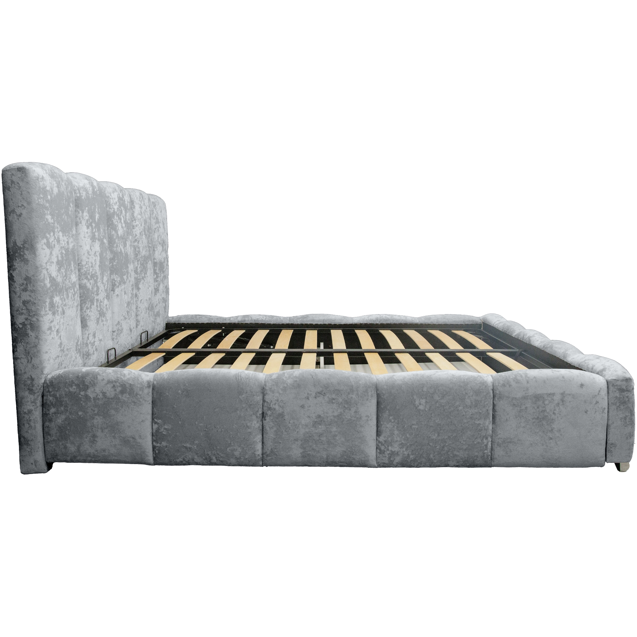 Pat Riviera cu saltea - Gri 70 - 160 x 200 [4]