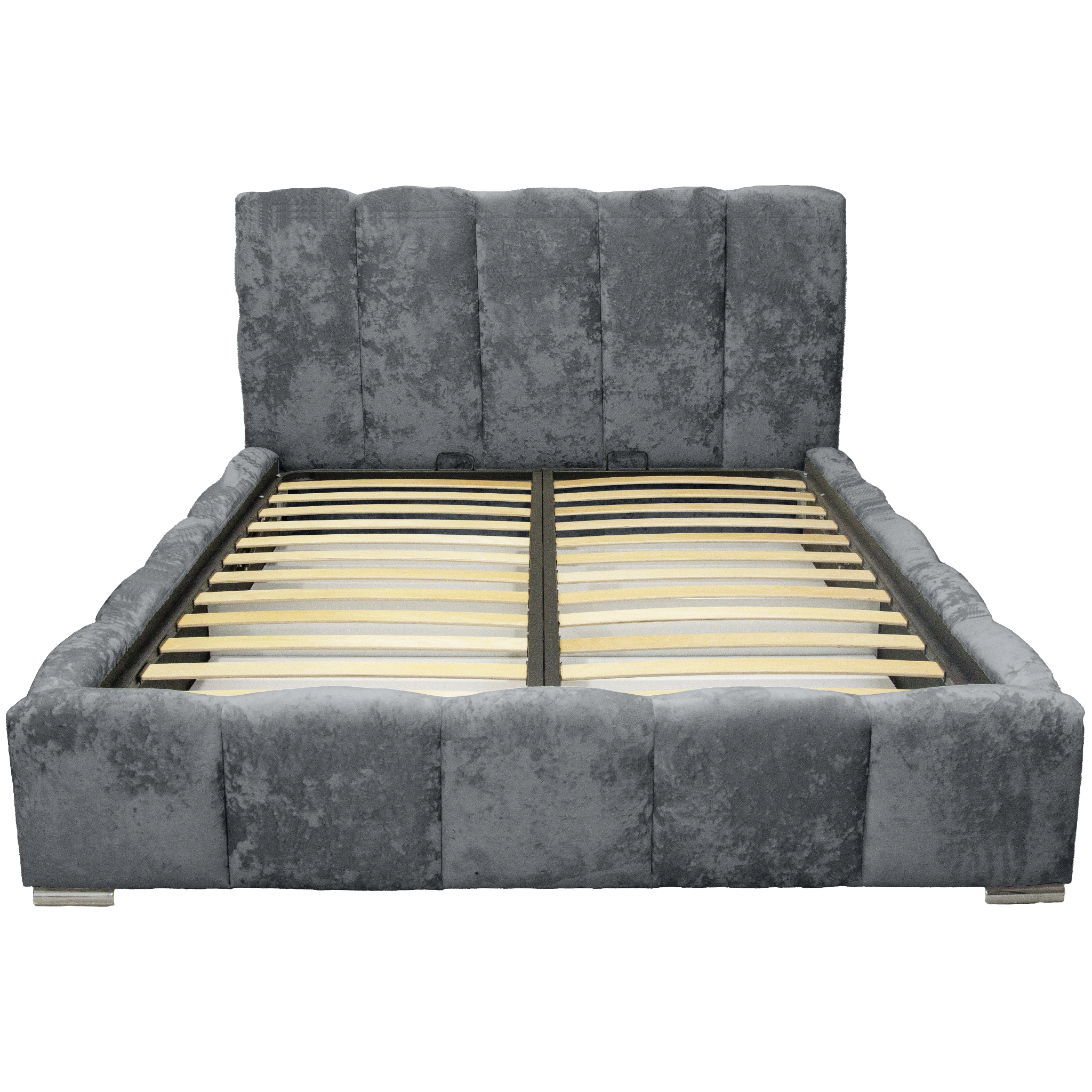 Pat Riviera cu saltea - Gri Inchis - 140 x 200 [2]