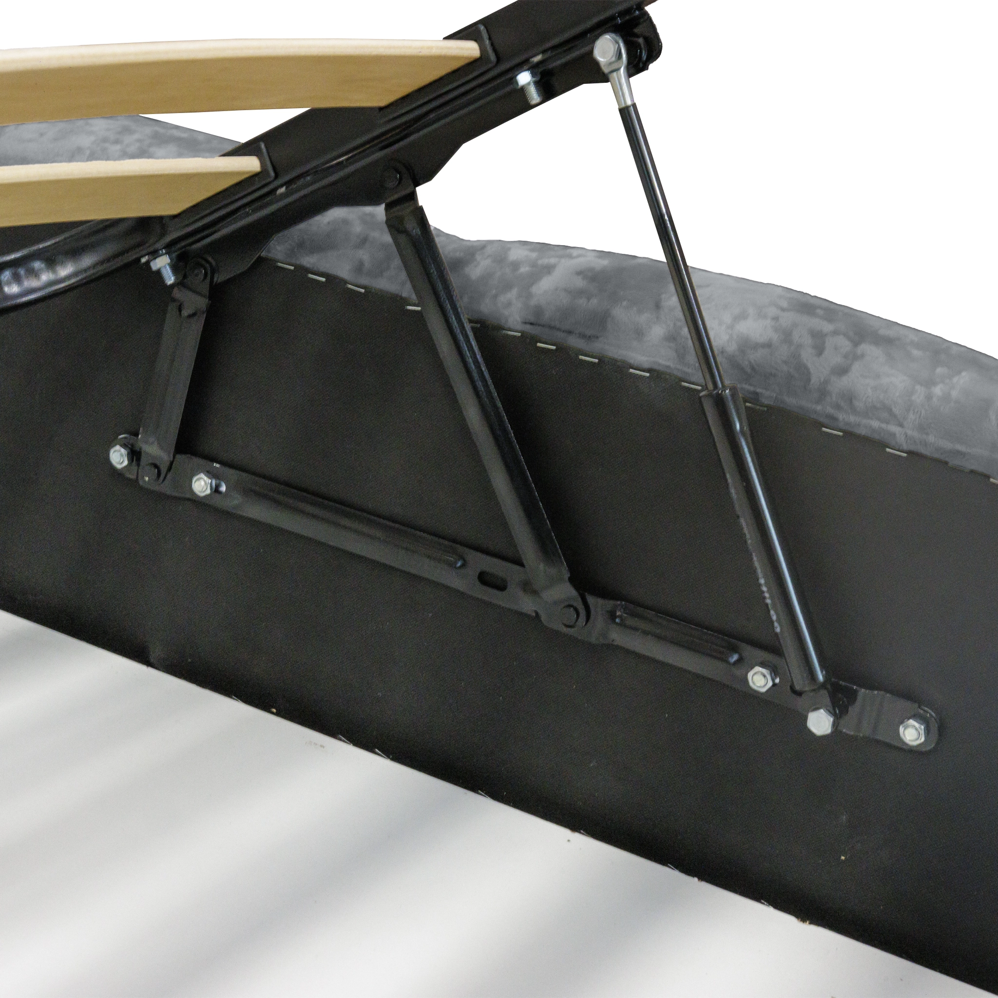Pat Riviera cu saltea - Gri Inchis - 180 x 200 [10]