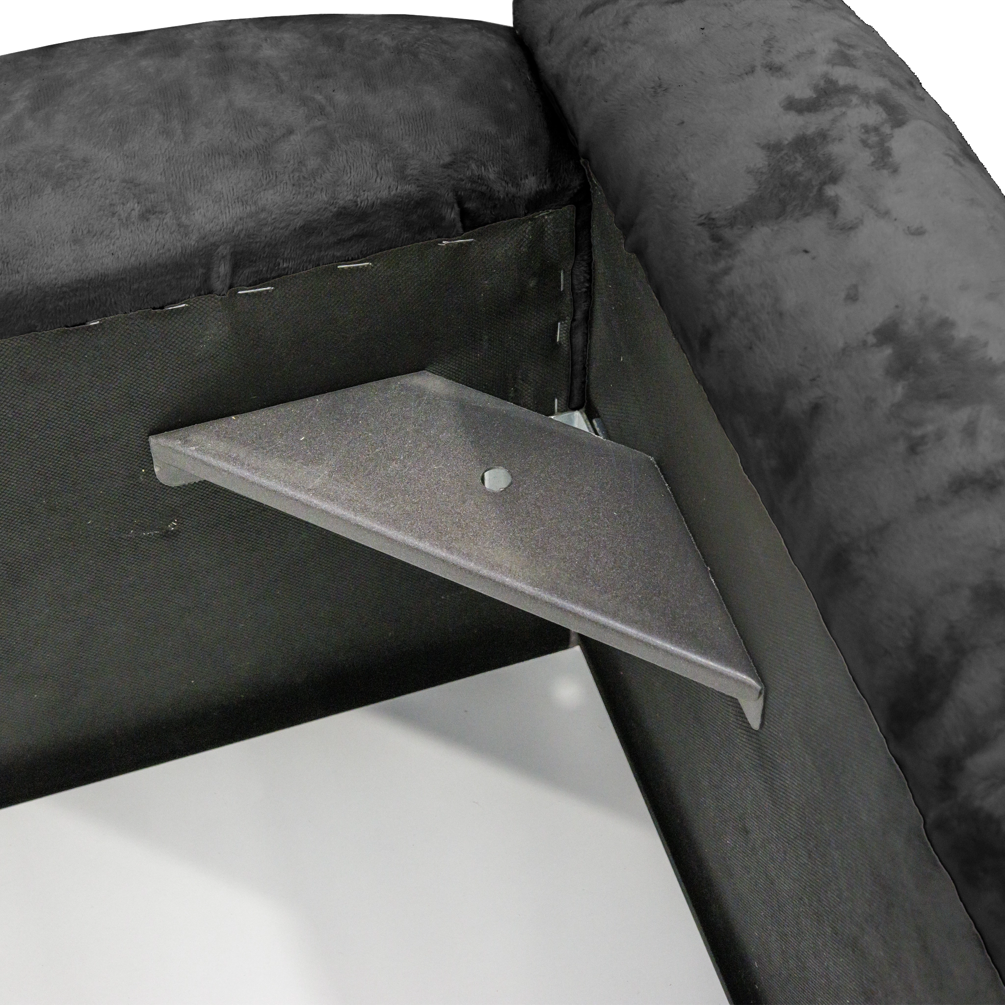 Pat Riviera cu saltea - Negru - 180 x 200 [9]