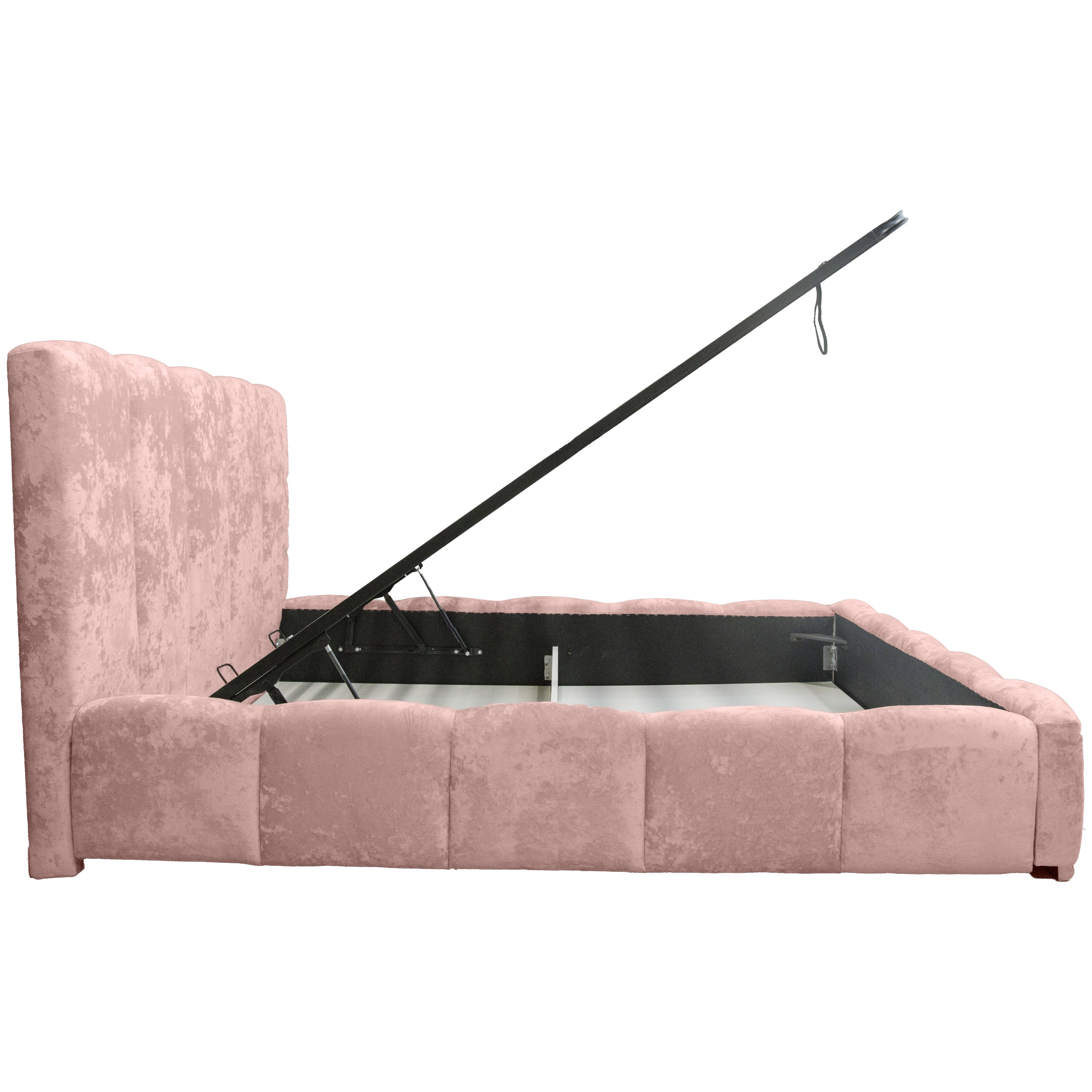 Pat Riviera cu saltea - Roz - 160 x 200 [5]