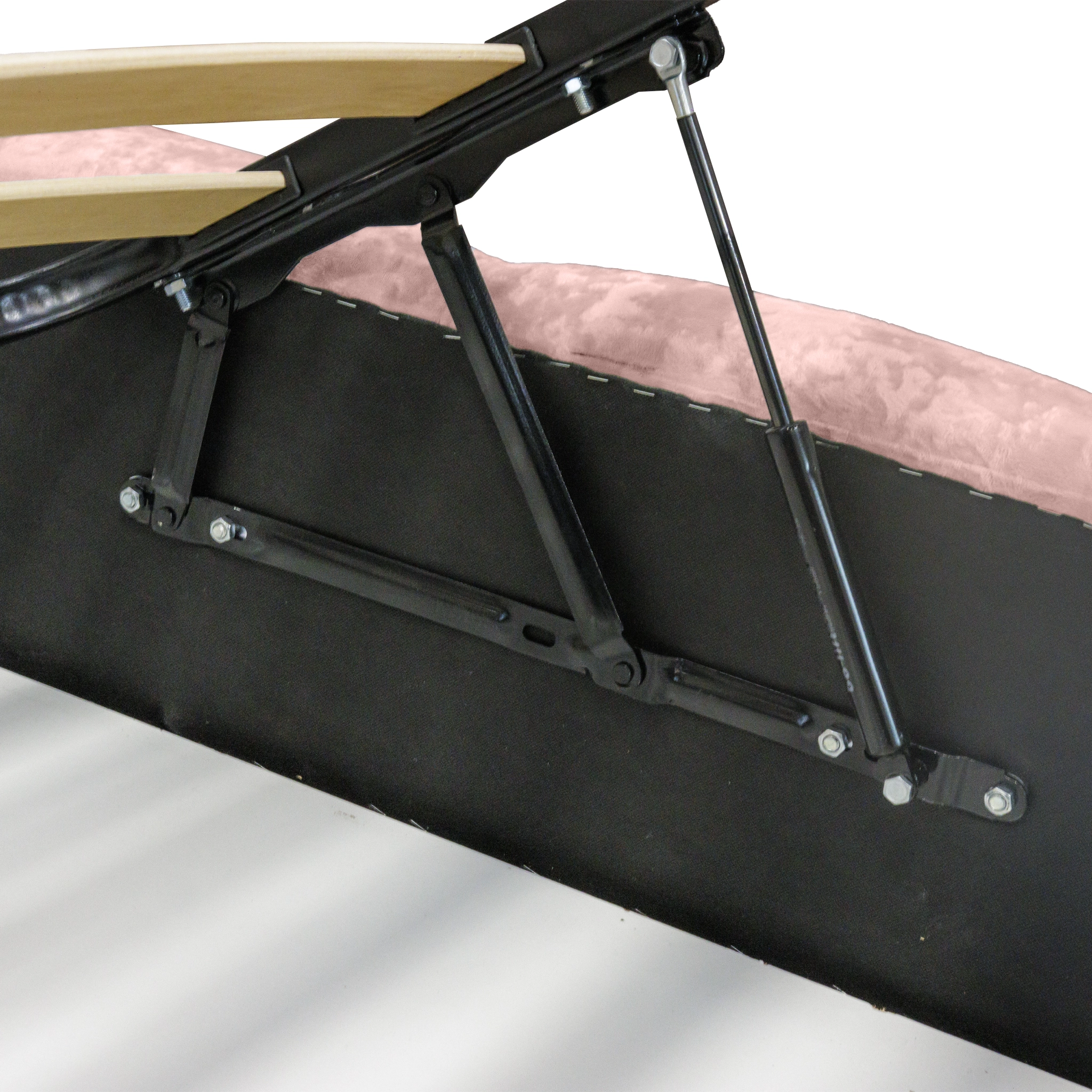 Pat Riviera cu saltea - Roz - 160 x 200 [10]