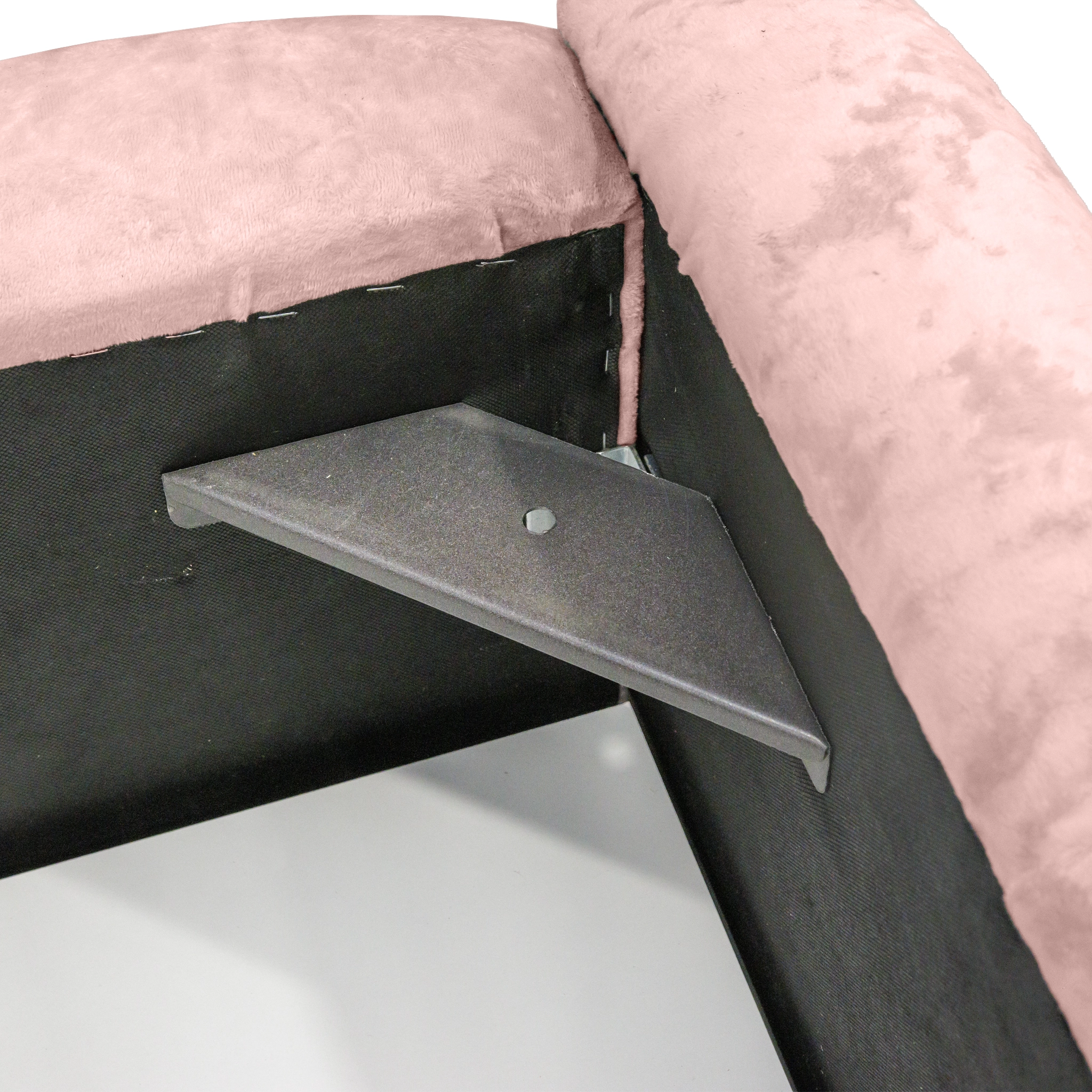 Pat Riviera cu saltea - Roz - 160 x 200 [9]