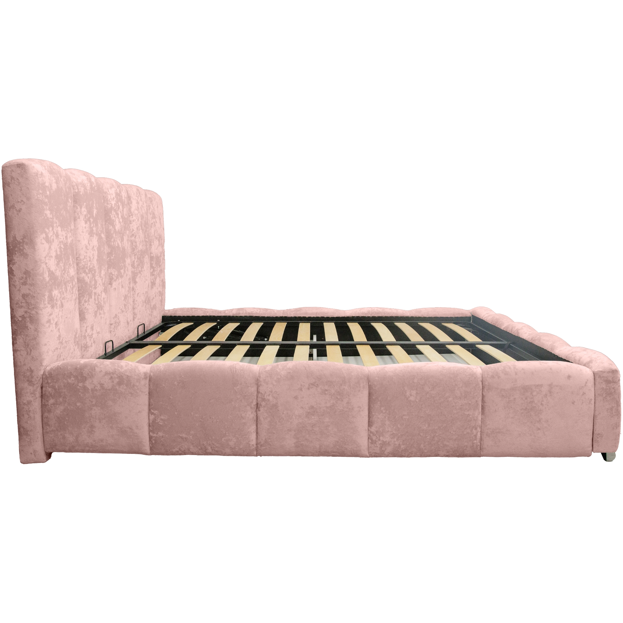 Pat Riviera cu saltea - Roz - 180 x 200 [4]