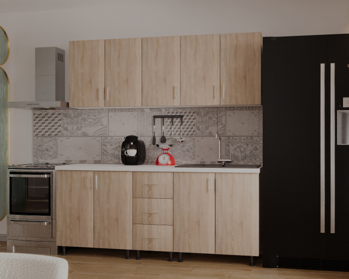 Bucatarie Ritta, 200 cm L, Sonoma, Pal 18 mm [4]