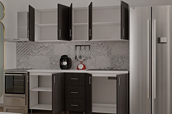 Bucatarie Ritta, 200 cm L, Wenge, Pal 18 mm [2]