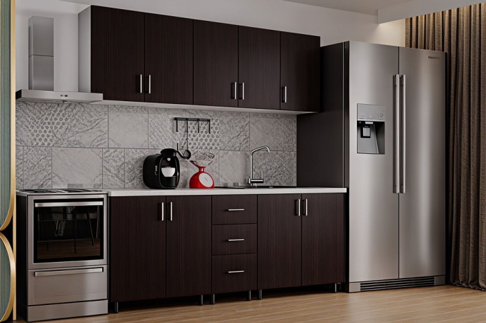 Bucatarie Ritta, 200 cm L, Wenge, Pal 18 mm [3]