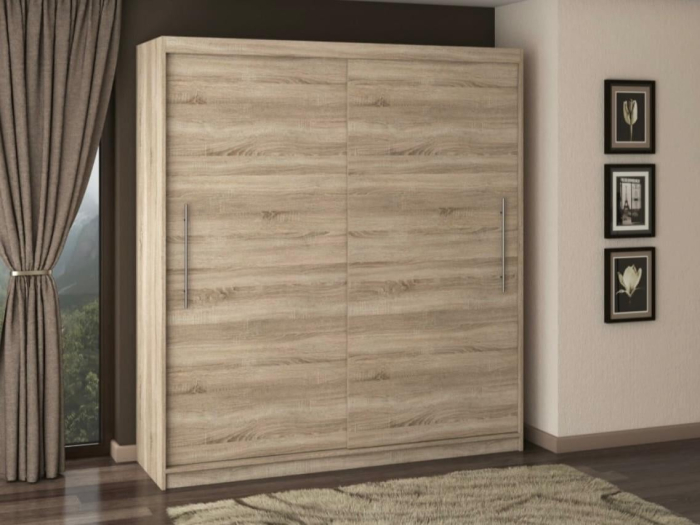 Dressing Alex,120x60x200cm, Stejar Sonoma, Pal 18 mm [2]