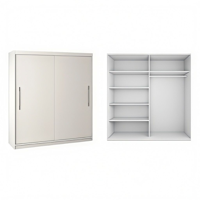 Dressing Alex, 140x60x200cm, Alb, Pal 18 mm [5]