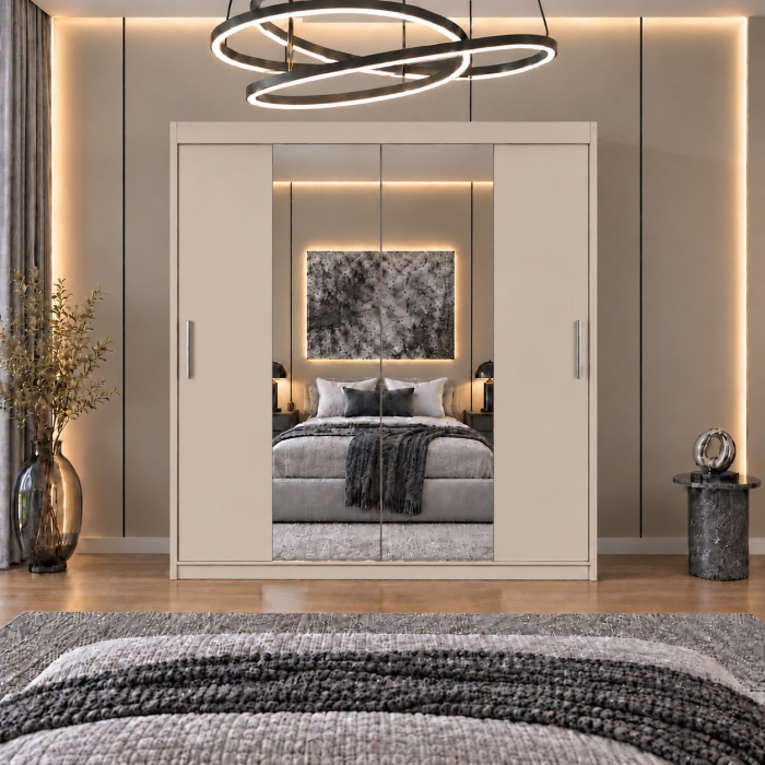 Dressing Alex, 160x60x200cm, cu oglinda, Casmir, Pal 18 mm [5]