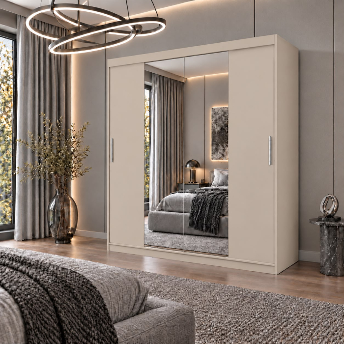 Dressing Alex, 160x60x200cm, cu oglinda, Casmir, Pal 18 mm [2]