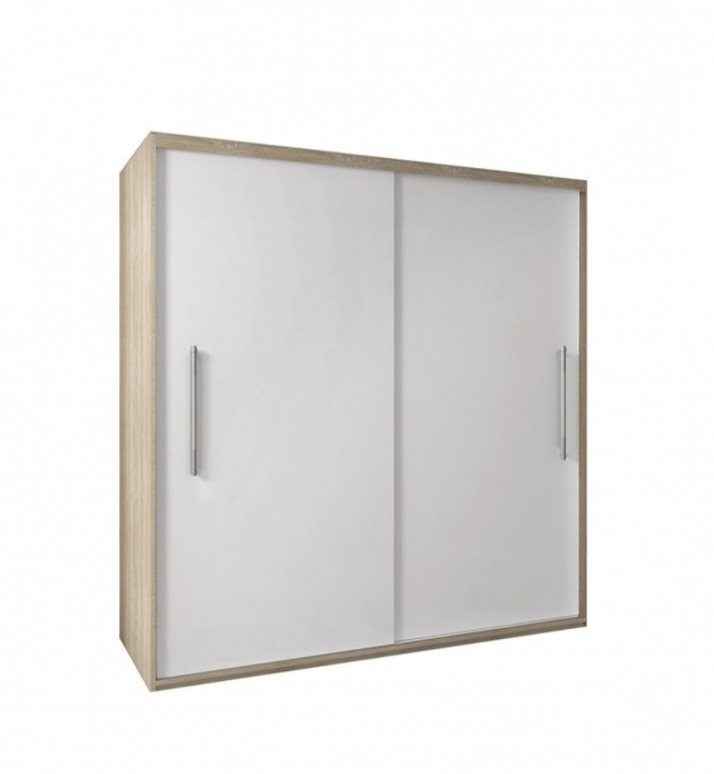 Dressing Alex, 160x60x200cm, Stejar Sonoma+Alb, Pal 18 mm [2]