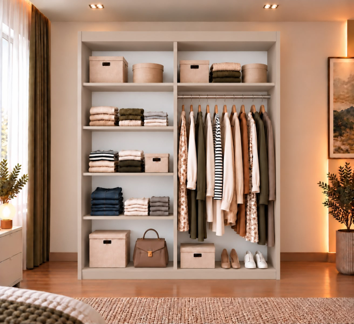 Dressing Cami, 120x60x200cm, cu oglinda, Casmir, Pal 18 mm [6]