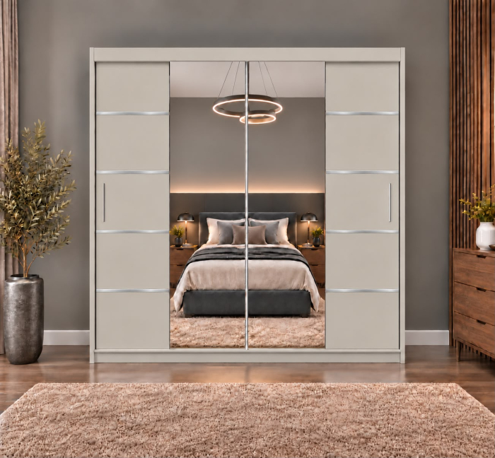 Dressing Marissa, 160x60x200cm, cu oglinda, Casmir, Pal 18 mm [3]