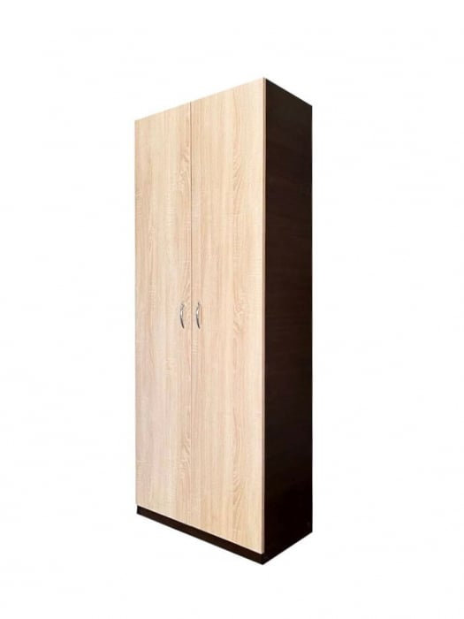 Dulap 2 usi, 197x80x40 cm, 4 polite, Wenge / Stejar Sonoma, Pal 18 mm [4]