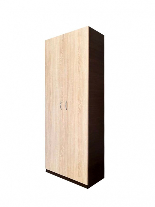 Dulap 2 usi, 197x80x40 cm, 4 polite, Wenge+Stejar Sonoma, Pal 18 mm [2]