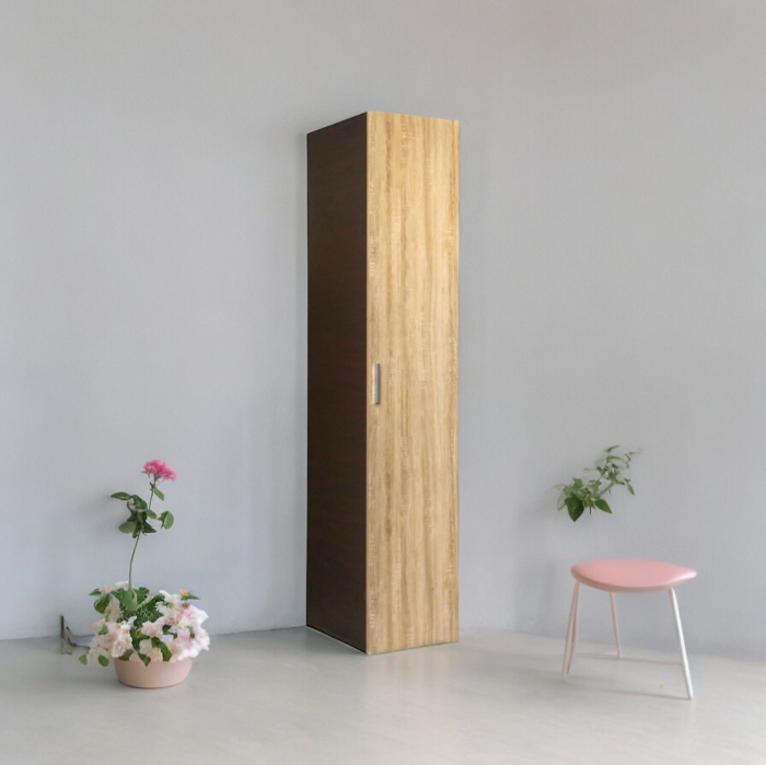 Dulap tip Soldat, 197x45x50cm, 4 polite, Wenge + Stejar Sonoma, Pal 18 mm [1]