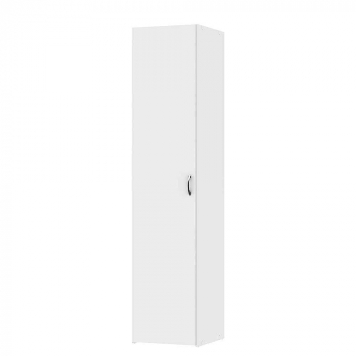 Dulap tip Soldat, 197x45x50cm, 4 polite, Alb, Pal 18 mm [3]