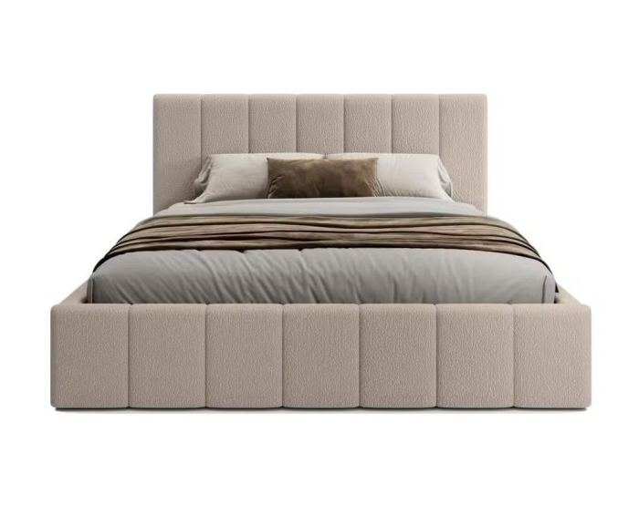 Pat Alkam Soft, 160x200 cm, Crem, cu Somiera Rabatabila [4]