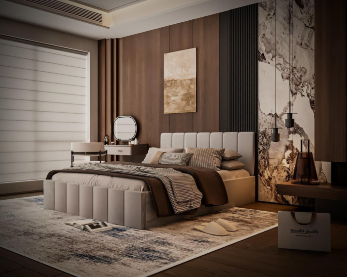 Pat tapitat Alex, 180x200 cm, Verde [3]