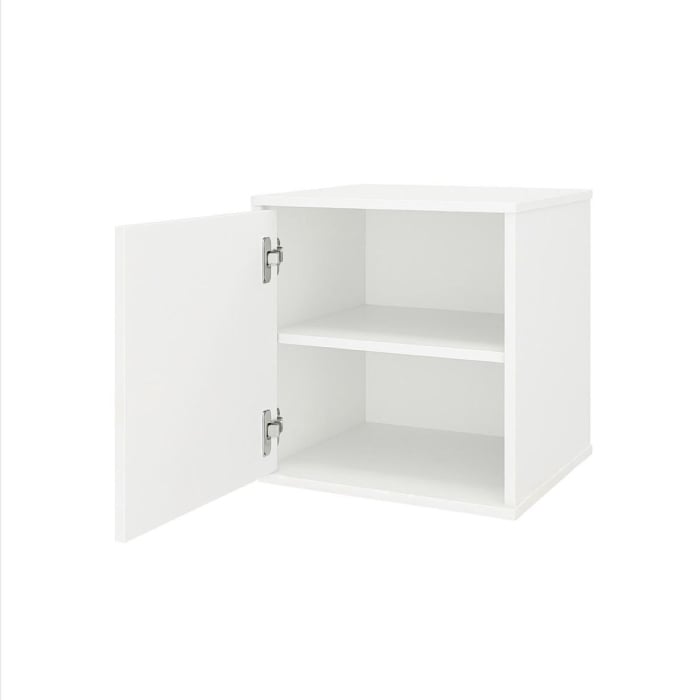 Pat tapitat Alex Gri inchis 180x200 cm + Set noptiere-Alb [4]