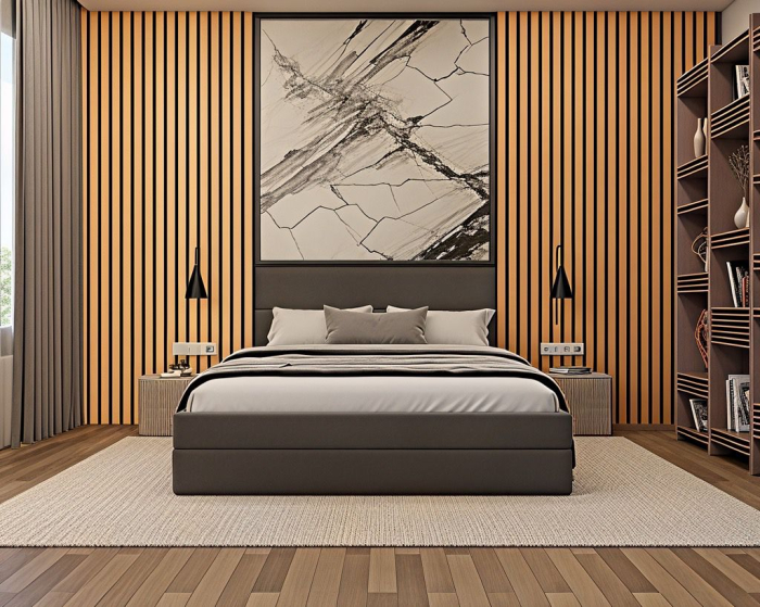 Pat tapitat Mara, 160x200 cm, Turcoaz [2]