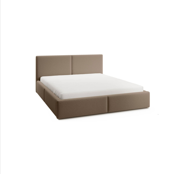 Pat tapitat Vela Soft, 160x200 cm, Maro [3]