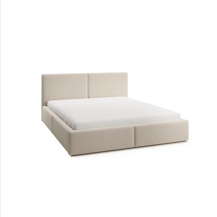 Pat tapitat Vela Soft, 180x200 cm, Crem [2]