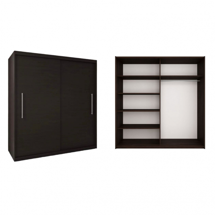 Set Dormitor Elis, 160x200cm, Wenge, Pal 18 mm [5]