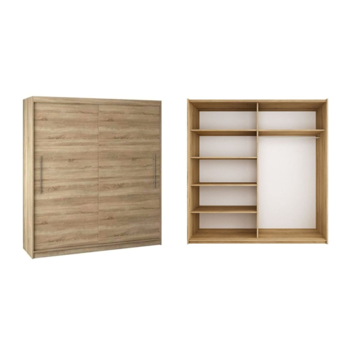 Set Dormitor Elis, 180x200cm, Alb, Pal 18 mm [17]