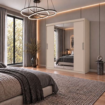 Dressing Alex, 140x60x200cm, cu oglinda, Casmir, Pal 18 mm [2]