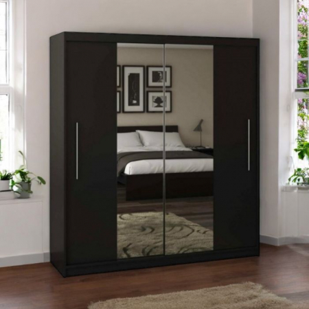 TOATE DRESSINGURILE - Dressing Alex, 140x60x200cm, cu oglinda, Wenge, Pal 18 mm