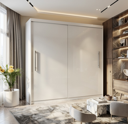 Dressing Alex, 140x60x200cm, Alb, Pal 18 mm