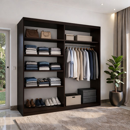 Dressing Alex, 140x60x200cm, Wenge, Pal 18 mm [4]