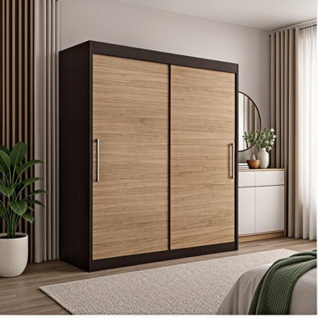 Dressing Alex, 160x60x200cm, Wenge-Sonoma, Pal 18 mm [3]