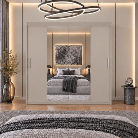 Dressing Alex, 180x60x200cm, cu oglinda, Casmir, Pal 18 mm [1]